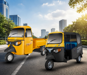 cargo vs passenger three wheeler comparison showing design and functionality differences